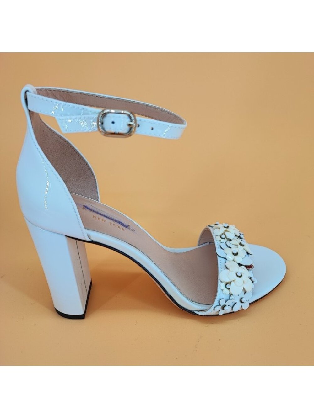 Kate Spade Paradisi Women’s Size 6.5 B US Sandals Block Heel Leather White